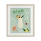Stupell Industries Pina Colada Minimalism Framed Print Under Glass, design by ANNA QUACH